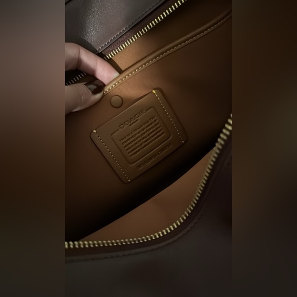 Coach Empire Caryall 40 in brass Merlot - Picture 4 of 6